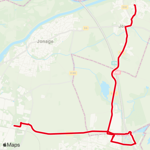 TCL Meyzieu ZI - Jons Hameau de Bianne map