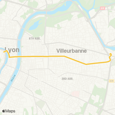 TCL Gare Saint-Paul - Laurent Bonnevay map