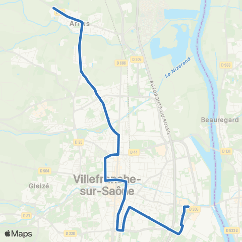 TCL L'Escale - Route de Frans map