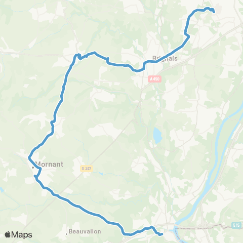 TCL Hôpital Lyon Sud - Givors Gare Ville map