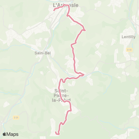 TCL Chevinay Cimetière - Collège des 4 Vents map