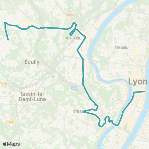 TCL Stade de Gerland - Cordeliers - Campus Lyon O. map