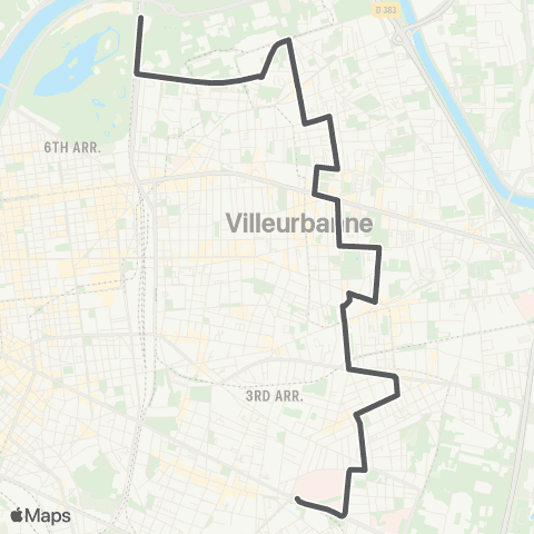 TCL Cité Intl transbordeur - Grange blanche map