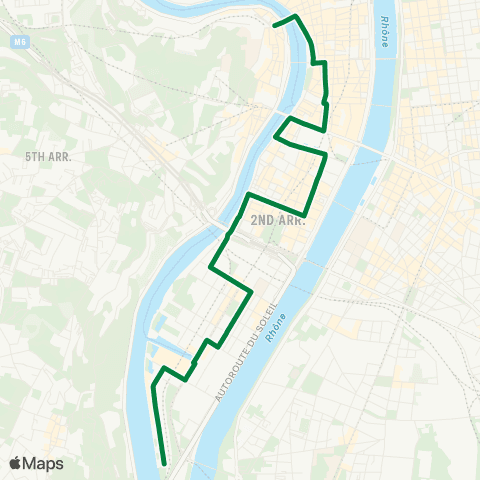TCL Gare Saint Paul - Confluence Rambaud map