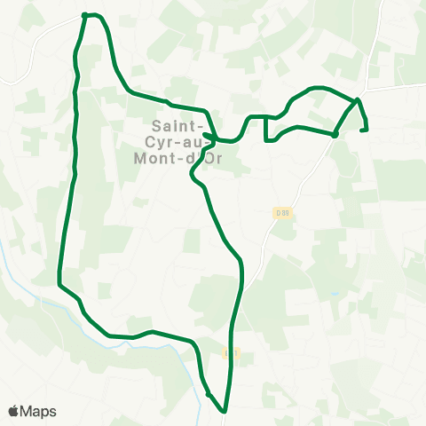 TCL Saint Cyr - la chaux École de Champlong map