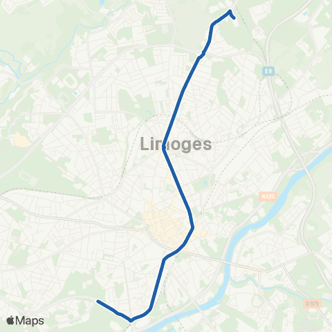 TCL P. Curie <> Pôle la Bastide map