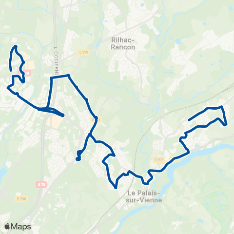 TCL ZI Nord 3 <> le Palais Puy Neige map