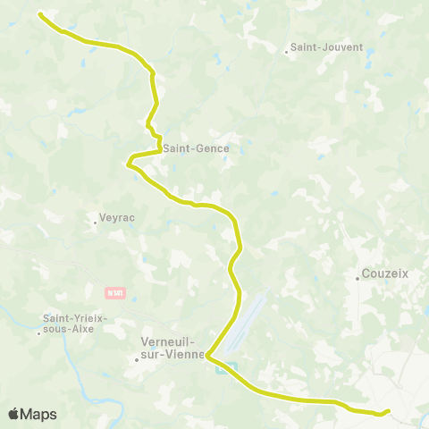 TCL Pl. W. Churchill <> Peyrilhac Banèche map