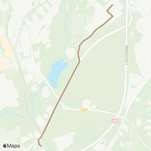 TCL Pôle la Bastide <> le Theil map