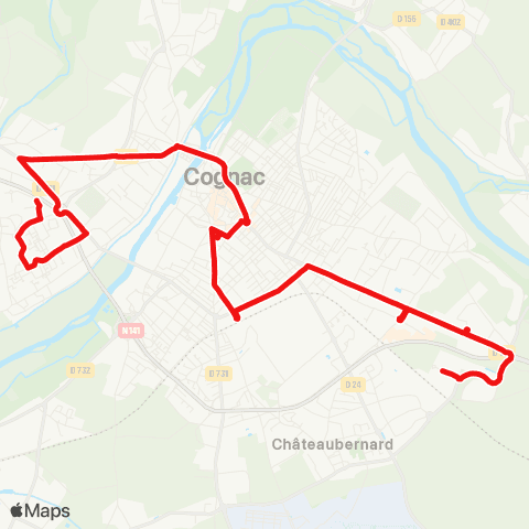 Transcom Ligne 2 map