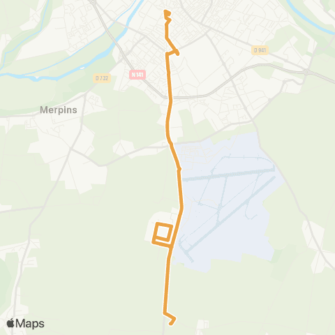 Transcom Ligne 7 map