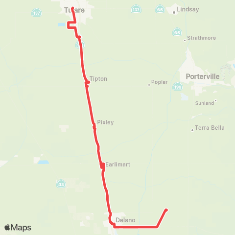 TCRTA South County map