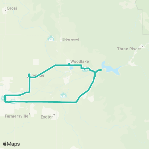 TCRTA Northeast County map