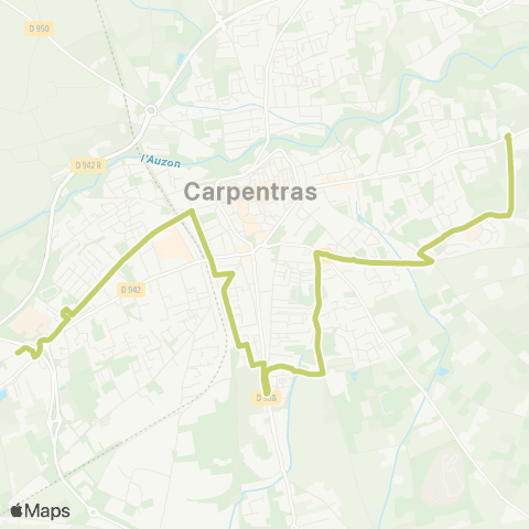 Trans'CoVe Castellas <> Pôle santé <> Voie de Monteux map