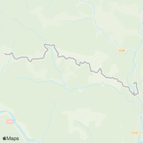 Tout'enbus Vals Bruen Bas - Vals Ets Scolaires map