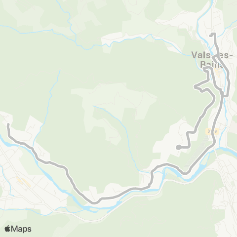 Tout'enbus Vals les Issoux - Vals Ets Scolaires map