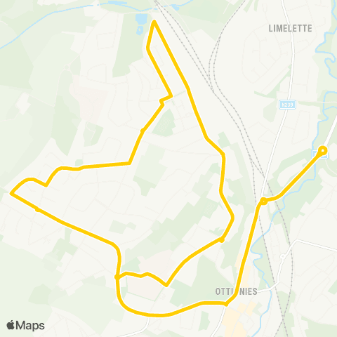 TEC Brabant Wallon Ottignies - Clinique - Petit-Ry map