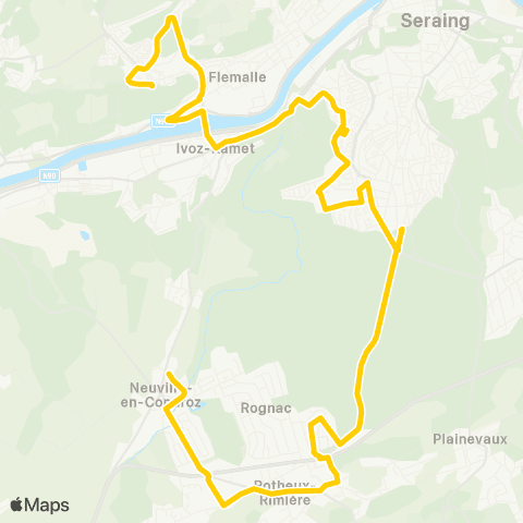 TEC Liège - Verviers Arbre St-Michel / Trixhes-Beauséjour-Neuville map