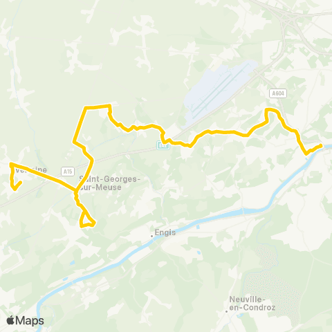TEC Liège - Verviers Jemeppe - Horion-Hozémont - Verlaine map