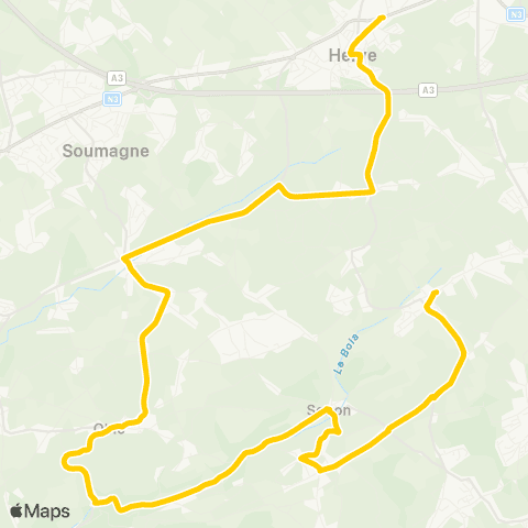 TEC Liège - Verviers Gd-Rechain - Soiron-Nessonvaux-Olne-Soumagne-Herve map