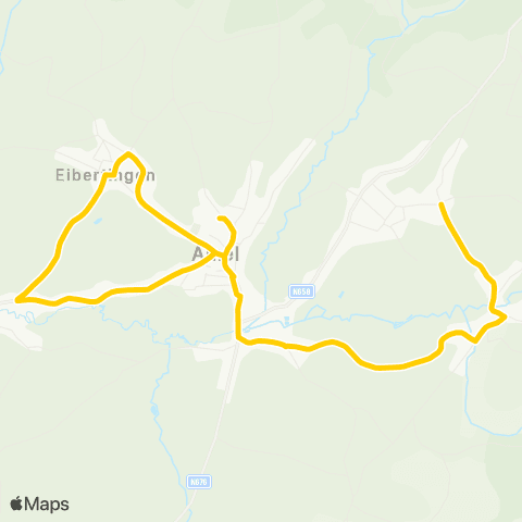 TEC Liège - Verviers Mirfeld - Valender - Amel map