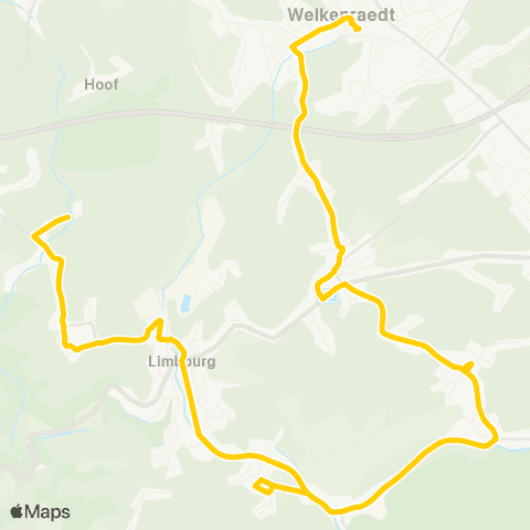 TEC Liège - Verviers Bilstain - Dolhain - Goé - Membach - Welkenraedt map