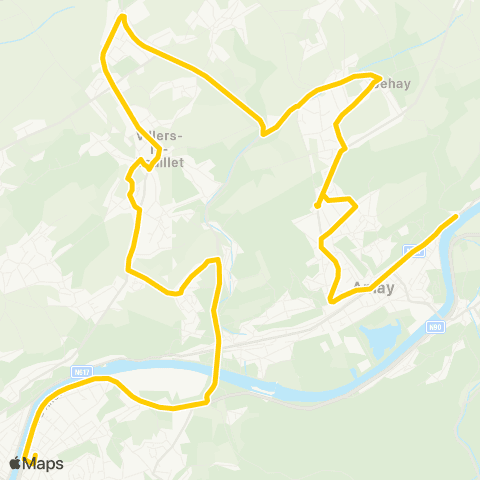 TEC Liège - Verviers Huy - Ampsin - Villers-le-Bouillet - Amay - Flône map