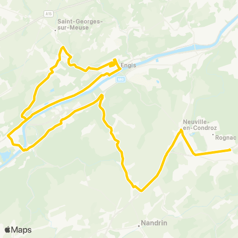 TEC Liège - Verviers Neuville - Hermalle - Ombret - Flône - Stockay map
