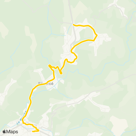 TEC Liège - Verviers Malmedy - Mont - Xhoffraix map