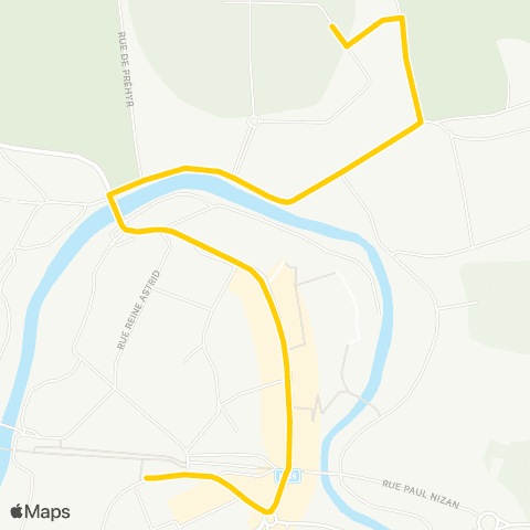 TEC Namur-Luxembourg Rochefort (Gare) - Rochefort (Préhyr) map