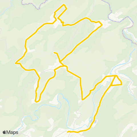 TEC Namur-Luxembourg Bomal - Tohogne map