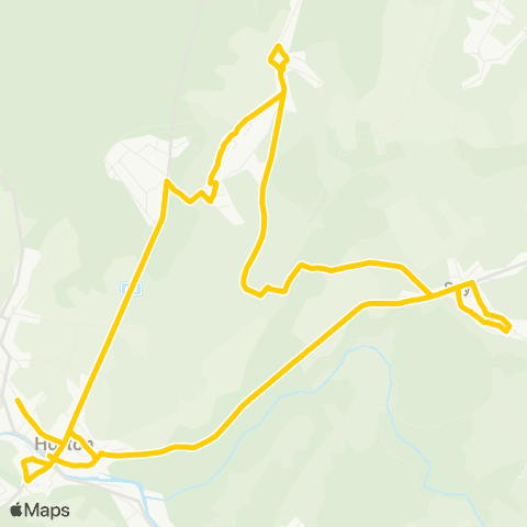 TEC Namur-Luxembourg Biron - Ny - Soy - Hotton map