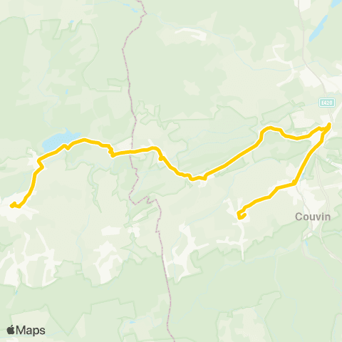 TEC Namur-Luxembourg Chimay - Mariembourg / Pesche map