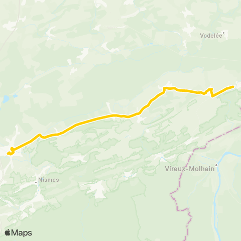 TEC Namur-Luxembourg Mariembourg - Doische map