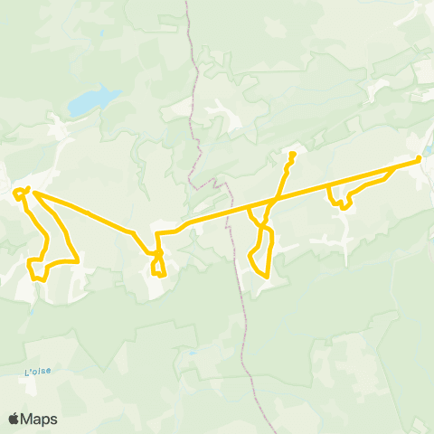 TEC Namur-Luxembourg Chimay - Gonrieux - Couvin map