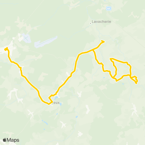 TEC Namur-Luxembourg Saint-Hubert - Tillet - Houmont map