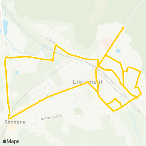 TEC Namur-Luxembourg Circuit Scolaire de Libramont (Serpont) map