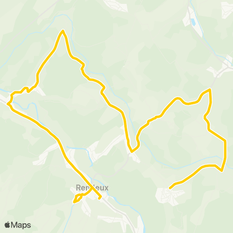 TEC Namur-Luxembourg Bois d'Arlogne - Rendeux map
