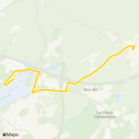 TEC Charleroi Fleurus Gare SNCB - Charleroi Airport map