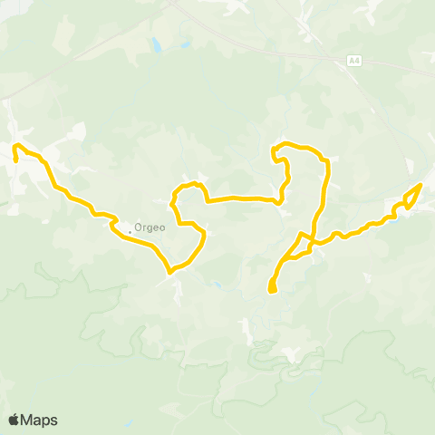 TEC Namur-Luxembourg Bertrix - Neufchâteau map