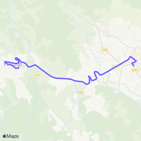 TEDbus L06 - Flayosc - Draguignan map