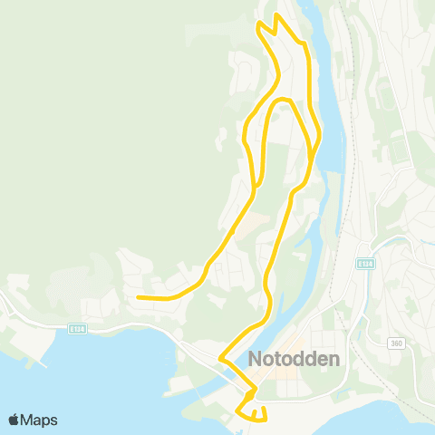 Farte Notodden-Sjukehuset-Anundskås map
