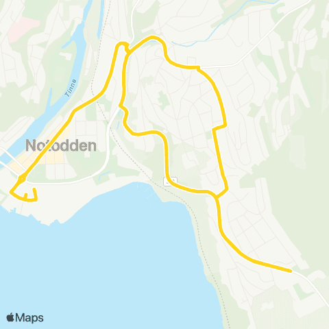 Farte Notodden-Tinnebyen-Tveiten map