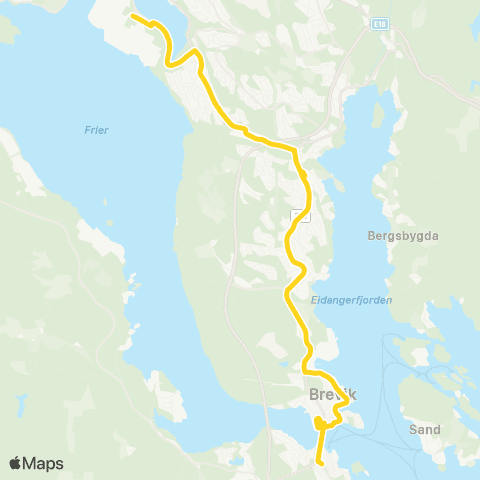 Farte Stathelle-Skjelsvik-Herøya map