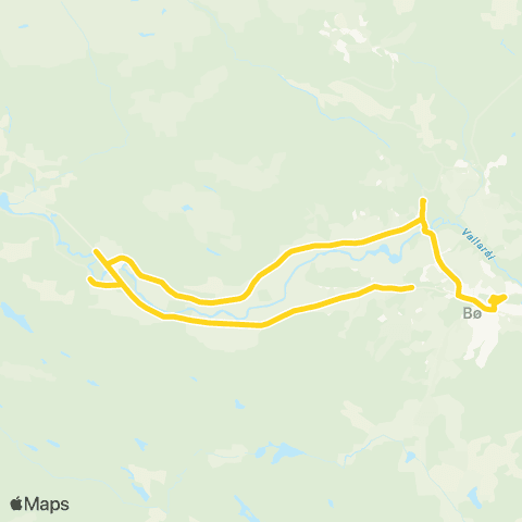 Farte Verpe-Tveitan / Vreim-Bø map
