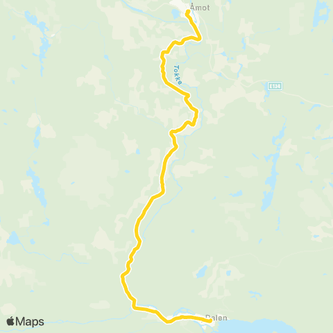 Farte Åmot-Dalen map