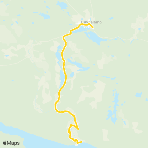 Farte Lårdal-Høydalsmo map