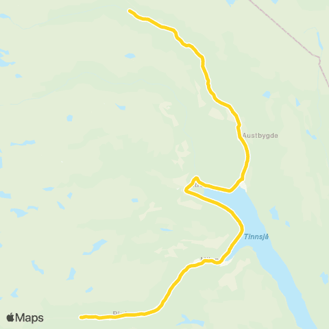 Farte Våer-Tessungdalen map
