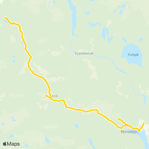 Farte Notoden-Heddal vest-Tuddal map