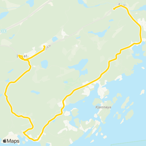 Farte Feset-Valle-Åby map